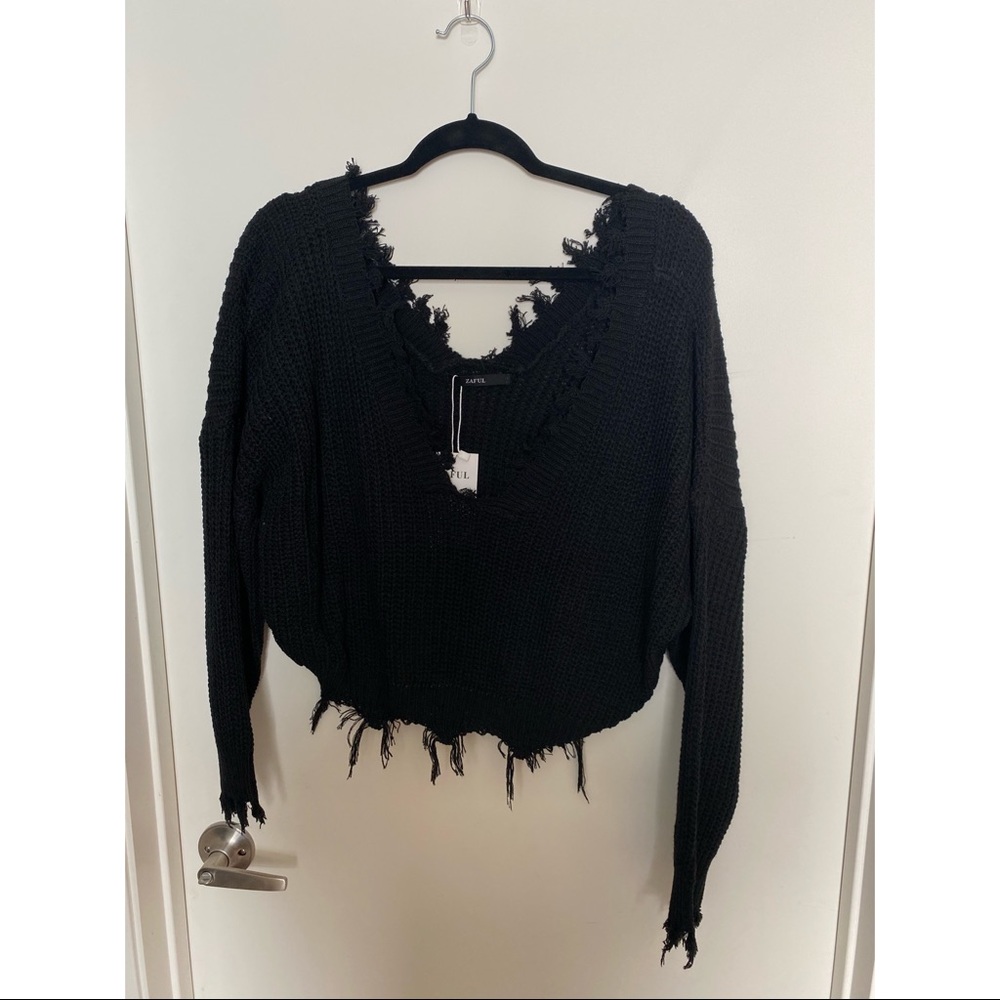 Zaful Off Shoulder Sweater